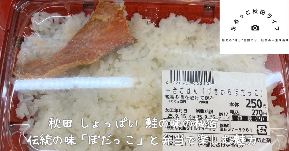 秋田　しょっぱい　鮭