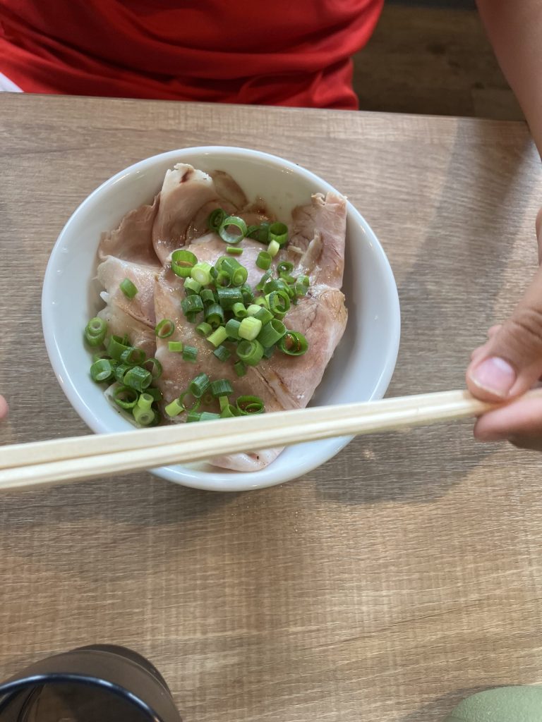 麺屋　周　メニュー　チャーシューライス